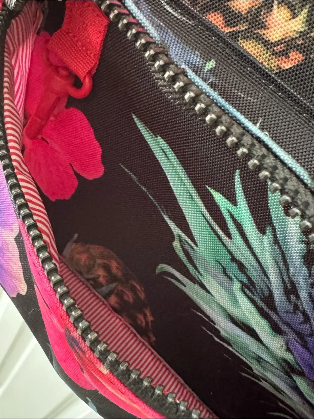 Herschel Supply Company Black Floral & Pineapple Backpack
